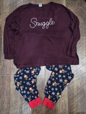 Secret Treasures Winter Pajama Long Sleeve Pant Set Size 3X